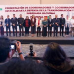 Presentación de coordinadores estatales de Morena durante el nombramiento de Imelda Castro en Sinaloa