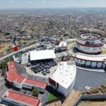 Instalaciones del C5i de Zacatecas vistas desde el aire, sede del foro sobre construcción de paz